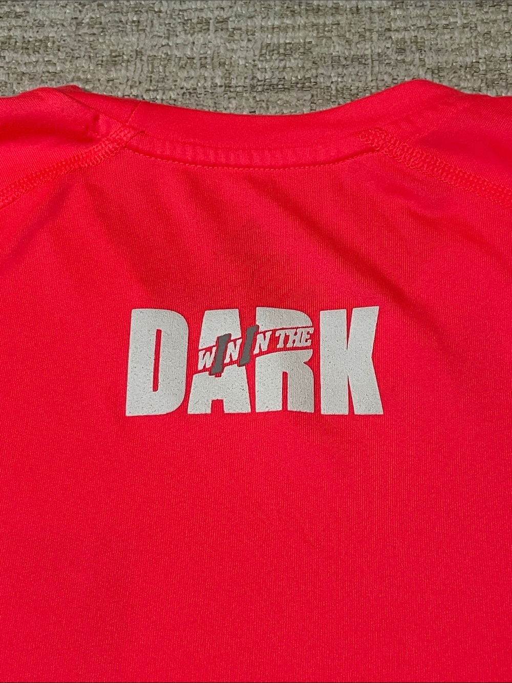Adidas Mens L Neon Pink Graphic Motivational T Shirt - Picture 8 of 13